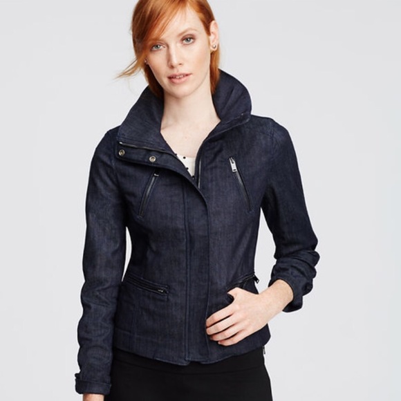 Ann taylor jean jacket Clearance